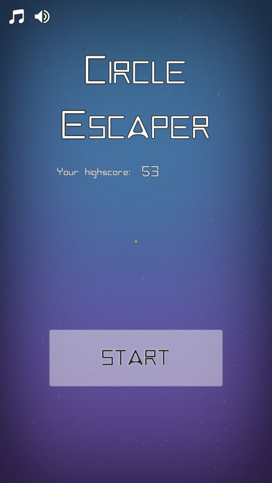 Emulate iPhone app Circle Escaper using MyAndroid