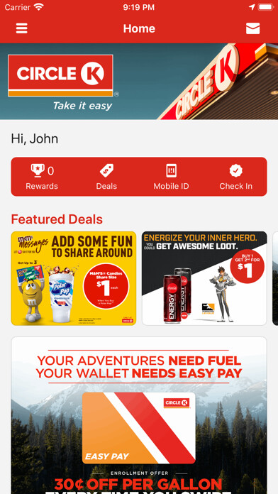 Emulate iPhone app CIRCLE K Rewards using MyAndroid Emulate iPhone app CIRCLE K Rewards using MyAndroid