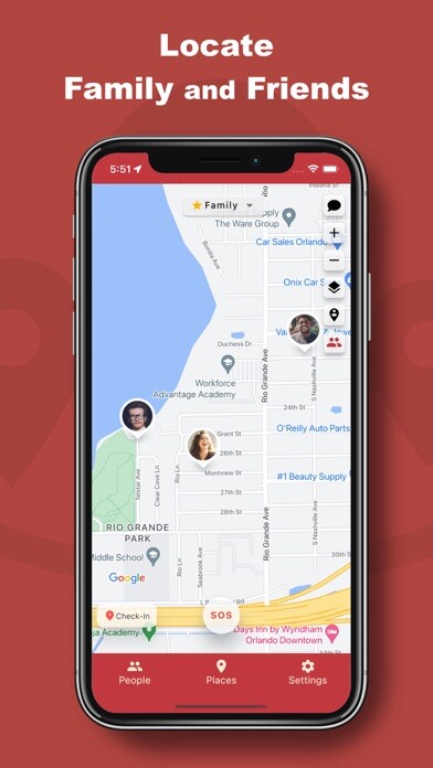 Emulate iPhone app Circle Location-Family Locator using MyAndroid Emulate iPhone app Circle Location-Family Locator using MyAndroid
