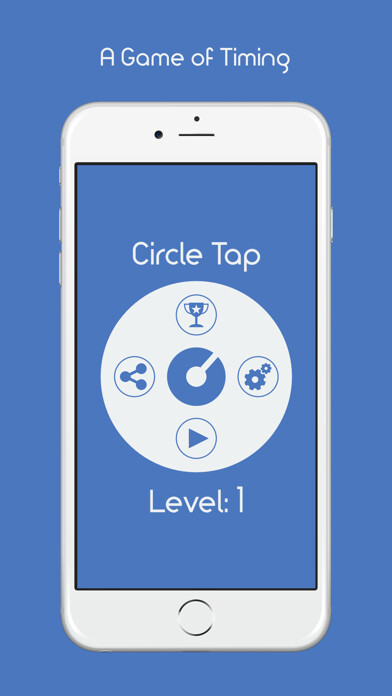 Emulate iPhone app Circle Tap - A Game of Timing using MyAndroid