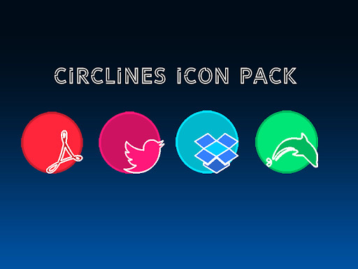Run android online APK Circlines Icon Pack from MyAndroid or emulate Circlines Icon Pack using MyAndroid