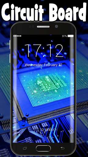 Emulate Android APK Circuit Board Lock Screen Emulate Android APK Circuit Board Lock Screen