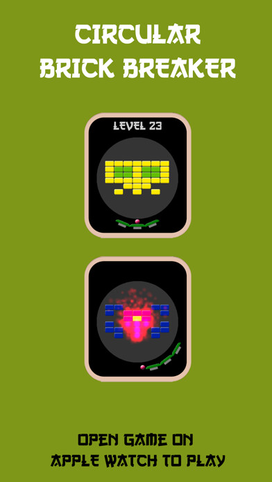 Emulate iPhone app Circular Brick Breaker using MyAndroid