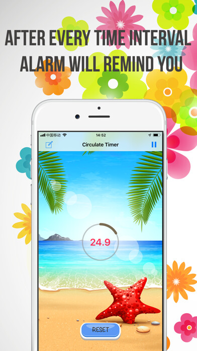 Emulate iPhone app Circulate Timer using MyAndroid