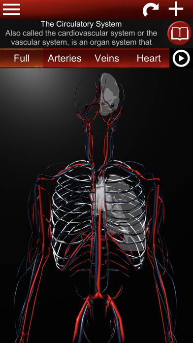 Emulate iPhone app Circulatory System 3D Anatomy using MyAndroid Emulate iPhone app Circulatory System 3D Anatomy using MyAndroid