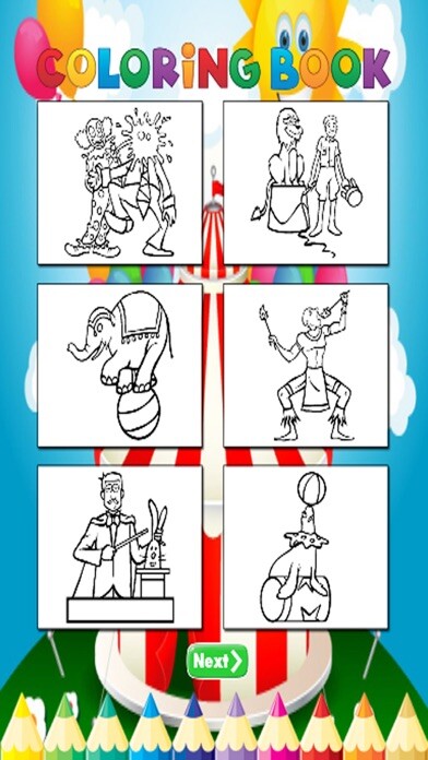 Emulate iPhone app Circus Coloring Book - Activities for Kid using MyAndroid Emulate iPhone app Circus Coloring Book - Activities for Kid using MyAndroid