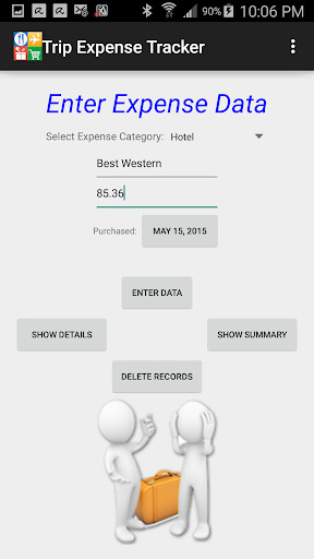 Run android online APK CIS063 Trip Expense Tracker from MyAndroid or emulate CIS063 Trip Expense Tracker using MyAndroid