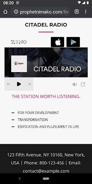 Run android online APK CITADEL RADIO from MyAndroid or emulate CITADEL RADIO using MyAndroid