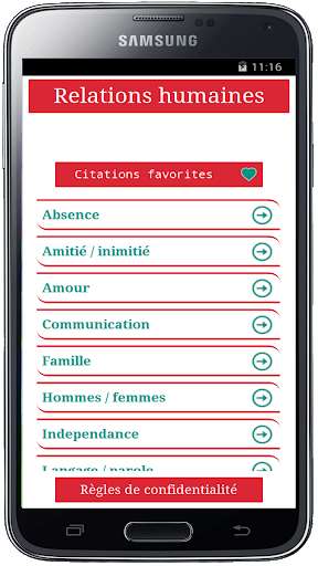 Run android online APK Citation relation humaine from MyAndroid or emulate Citation relation humaine using MyAndroid