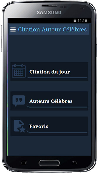 Run android online APK Citations Auteurs Célèbres from MyAndroid or emulate Citations Auteurs Célèbres using MyAndroid Run android online APK Citations Auteurs Célèbres from MyAndroid or emulate Citations Auteurs Célèbres using MyAndroid