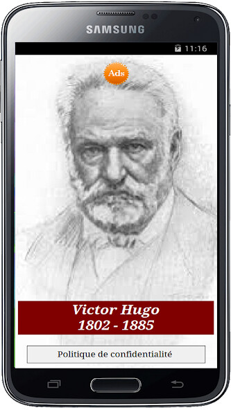 Run android online APK Citations de Victor Hugo from MyAndroid or emulate Citations de Victor Hugo using MyAndroid