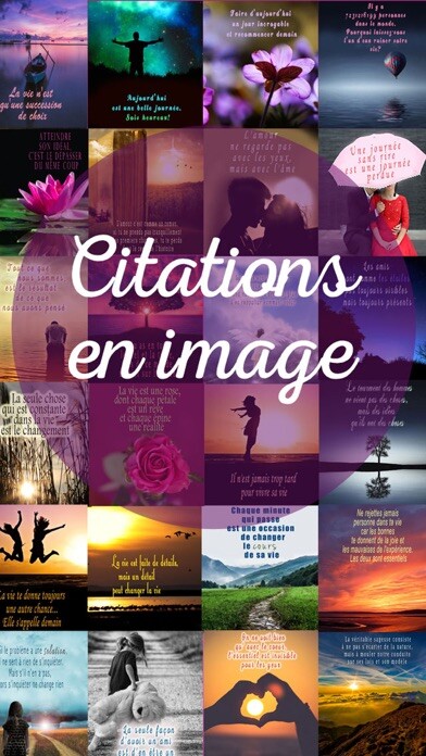 Emulate iPhone app Citations en image - Belles phrases sur la vie & leçons de sagesse using MyAndroid Emulate iPhone app Citations en image - Belles phrases sur la vie & leçons de sagesse using MyAndroid