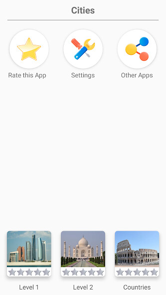 Run android online APK Cities of the World Quiz - Guess the Famous Cities from MyAndroid or emulate Cities of the World Quiz - Guess the Famous Cities using MyAndroid