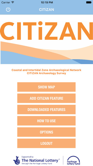 Emulate iPhone app CITiZAN Coastal Archaeology using MyAndroid Emulate iPhone app CITiZAN Coastal Archaeology using MyAndroid