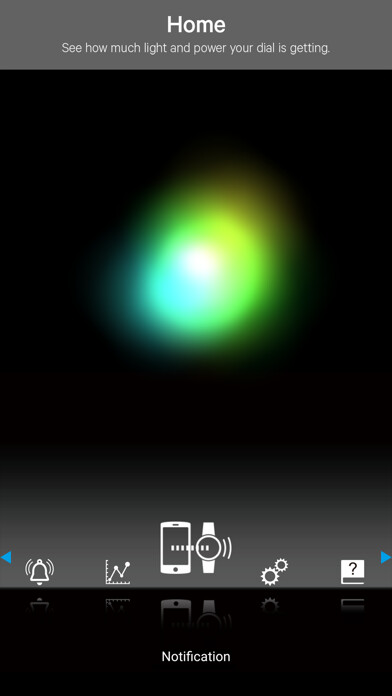 Emulate iPhone app CITIZEN Bluetooth Watch using MyAndroid