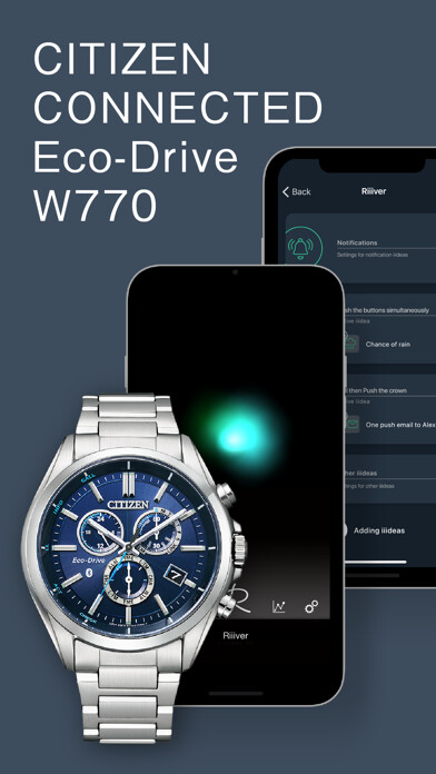 Emulate iPhone app CITIZEN Eco-Drive W770 using MyAndroid
