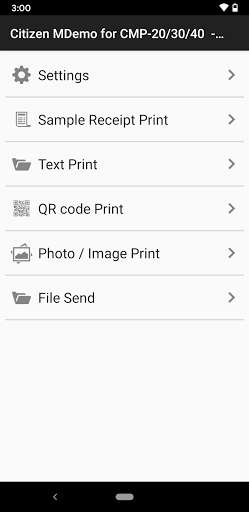 Emulate Android APK Citizen MDemo for CMP-20/30/40 Emulate Android APK Citizen MDemo for CMP-20/30/40