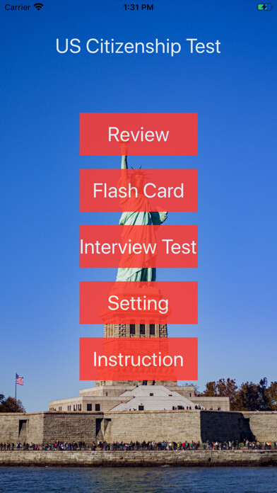 Emulate iPhone app Citizenship Test Preparation using MyAndroid Emulate iPhone app Citizenship Test Preparation using MyAndroid
