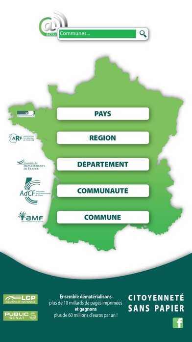 Emulate iPhone app Citoyenneté Sans Papier using MyAndroid
