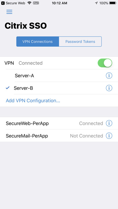 Emulate iPhone app Citrix SSO using MyAndroid