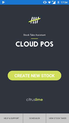 Emulate Android APK Citrus-Lime Cloud POS Stocktake