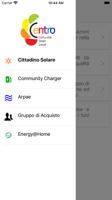 Emulate iPhone app Cittadino Solare using MyAndroid Emulate iPhone app Cittadino Solare using MyAndroid