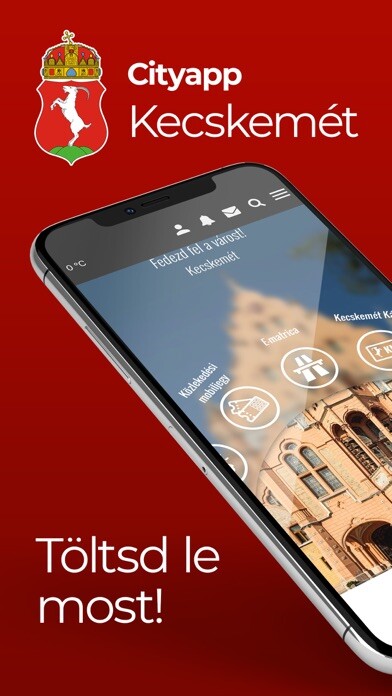 Emulate iPhone app CityApp Kecskemét using MyAndroid