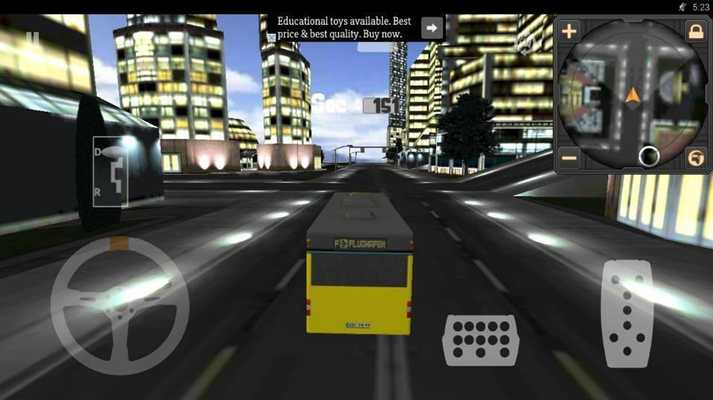 Emulate Android APK City Bus Adventure Game 3D