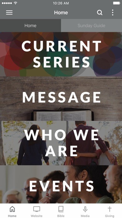 Emulate iPhone app City Church Decatur using MyAndroid