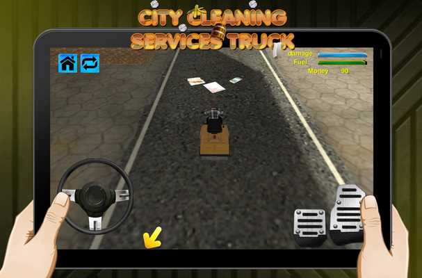 Emulate Android APK City Cleaning Services Truck
