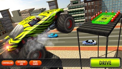 Emulate iPhone app City Climb Monster Truck Hard Parking Simulator 3D using MyAndroid