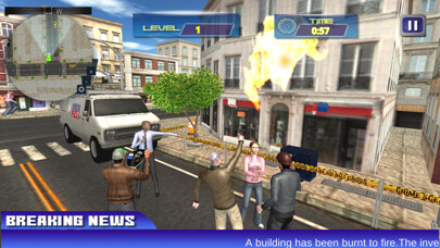 Emulate iPhone app City Crime News Reporter Truck using MyAndroid