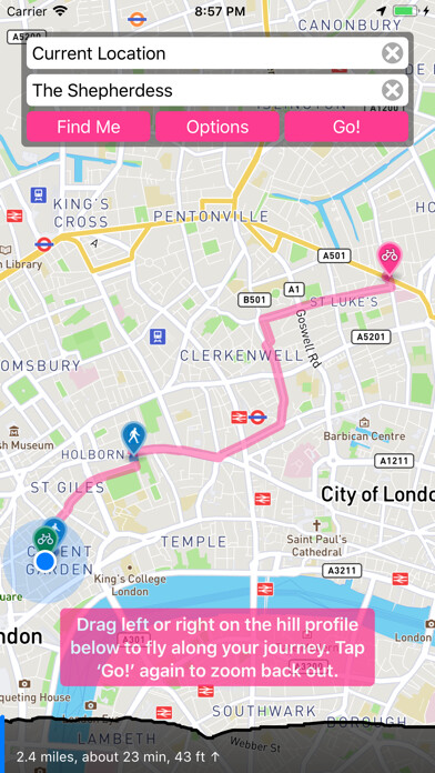 Emulate iPhone app CityCyclist using MyAndroid Emulate iPhone app CityCyclist using MyAndroid