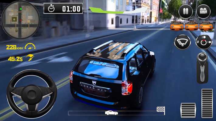 Emulate Android APK City Driving Dacia Car Simulator