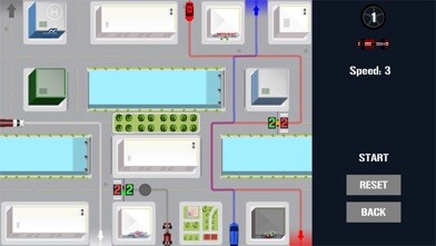 Emulate iPhone app City Driving - Traffic Puzzle using MyAndroid