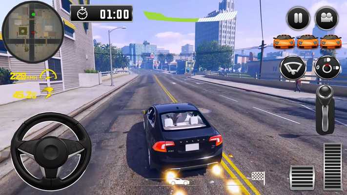 Emulate Android APK City Driving Volvo Car Simulator