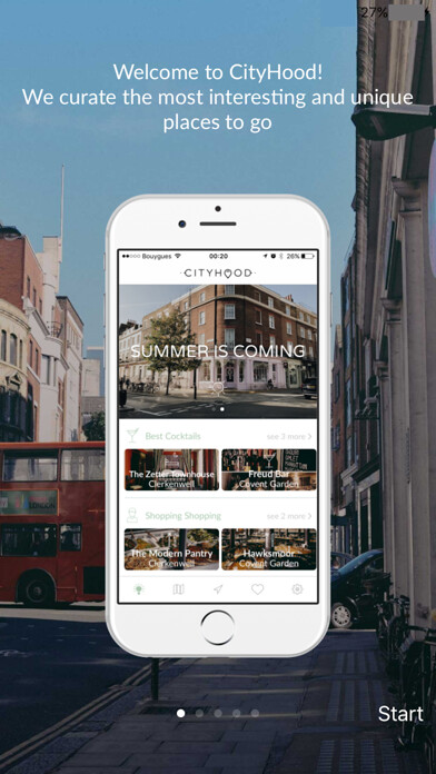 Emulate iPhone app CityHood: Explore like a Local using MyAndroid