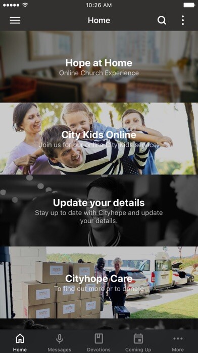 Emulate iPhone app Cityhope App using MyAndroid Emulate iPhone app Cityhope App using MyAndroid