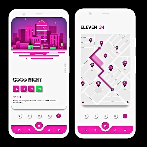 Run android online APK City Illustration KLWP theme from MyAndroid or emulate City Illustration KLWP theme using MyAndroid