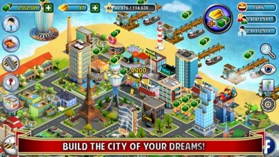 Emulate iPhone app City Island - Building Tycoon - Citybuilding Sim using MyAndroid