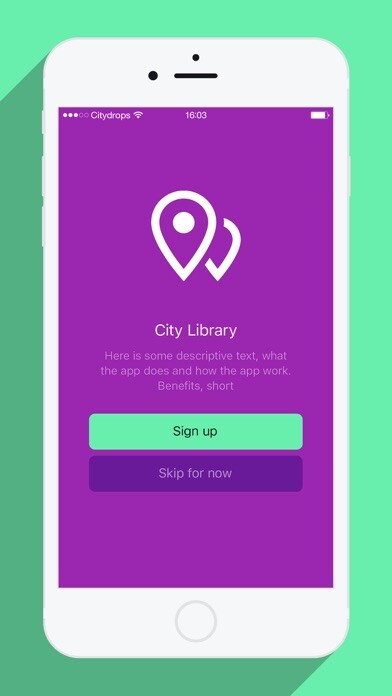 Emulate iPhone app City Library using MyAndroid