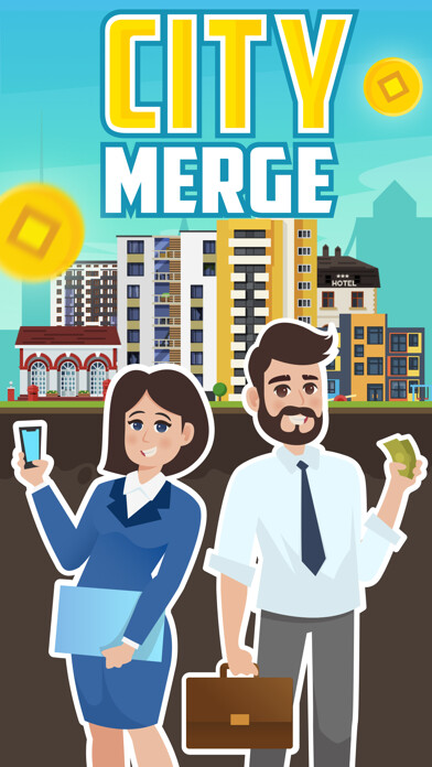 Emulate iPhone app City Merge - idle town tycoon using MyAndroid Emulate iPhone app City Merge - idle town tycoon using MyAndroid