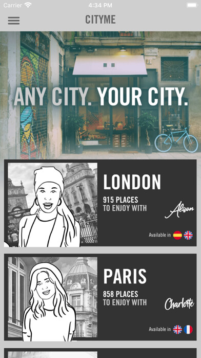 Emulate iPhone app CityMe using MyAndroid