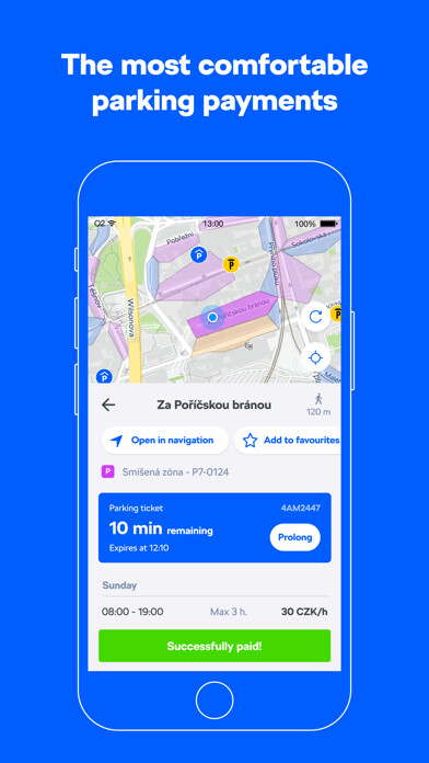 Emulate iPhone app citymove: Parking & Transport using MyAndroid