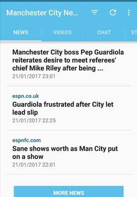 Emulate Android APK City News: Manchester City FC Emulate Android APK City News: Manchester City FC