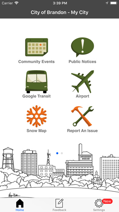 Emulate iPhone app City of Brandon - My City using MyAndroid Emulate iPhone app City of Brandon - My City using MyAndroid