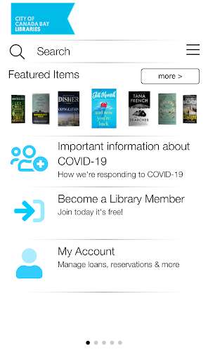 Run android online APK City of Canada Bay Library from MyAndroid or emulate City of Canada Bay Library using MyAndroid