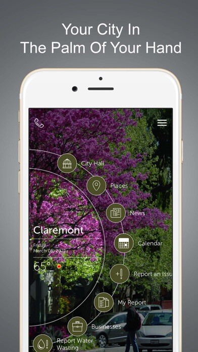 Emulate iPhone app City of Claremont using MyAndroid Emulate iPhone app City of Claremont using MyAndroid