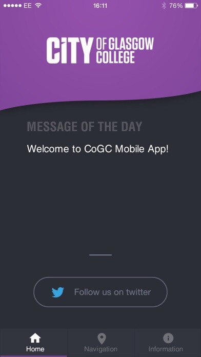 Emulate iPhone app City of Glasgow College Navigation using MyAndroid Emulate iPhone app City of Glasgow College Navigation using MyAndroid