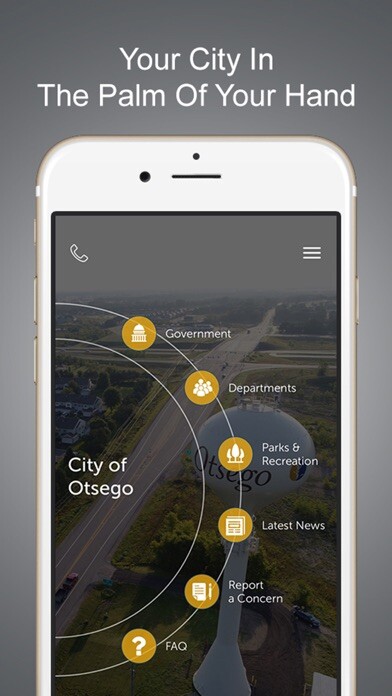 Emulate iPhone app City of Otsego using MyAndroid Emulate iPhone app City of Otsego using MyAndroid